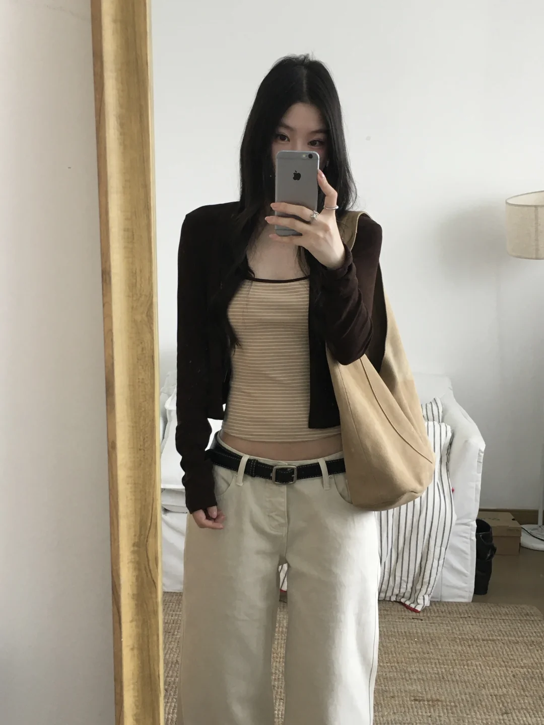低腰裤look