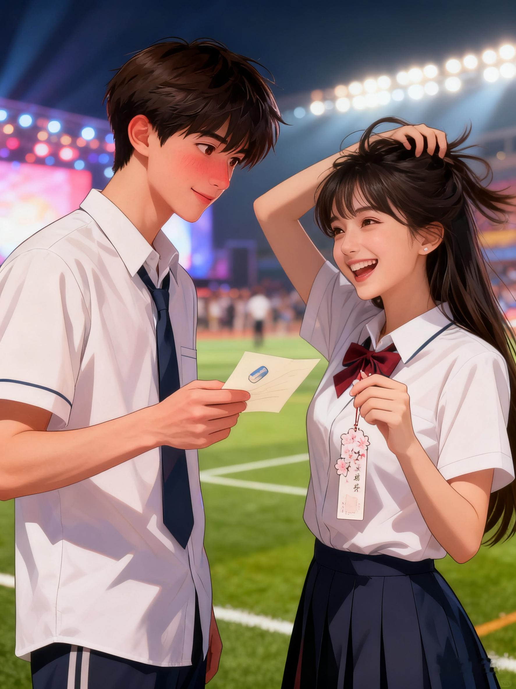 校园甜宠版（年下忠犬×钓系学姐） 篮球场上的灯光晃得人睁不开眼，林晚星...