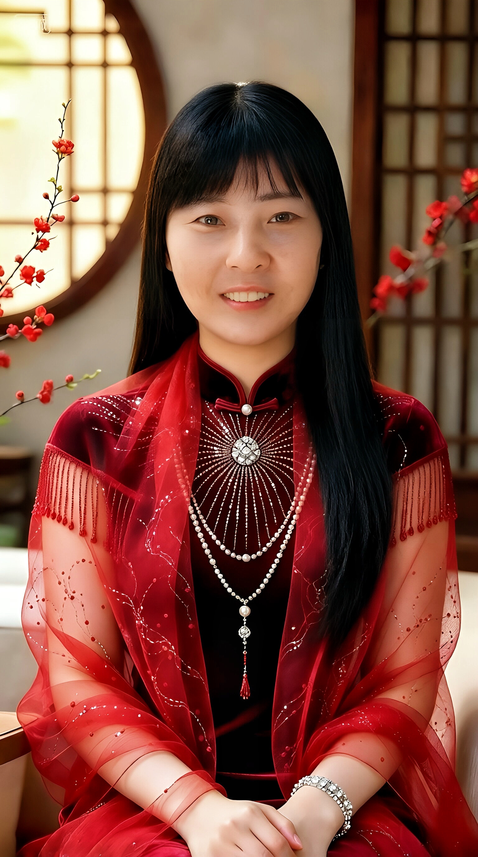 这姑娘穿着粉色衣服真漂亮。
刘亦菲现身线下活动的那组生图我来回刷了不下十遍，一袭粉色长裙直接把温婉大气的氛围感拉满。柔和的低饱和粉调完全不挑人，衬得她皮肤白皙透亮，连高清镜头怼脸拍都看不到半点假面感，淡淡的底妆配着舒展的眉眼，把她本身清冷又温柔的特质全露出来了。
长裙剪裁刚好贴合身形，裙摆带着自然垂