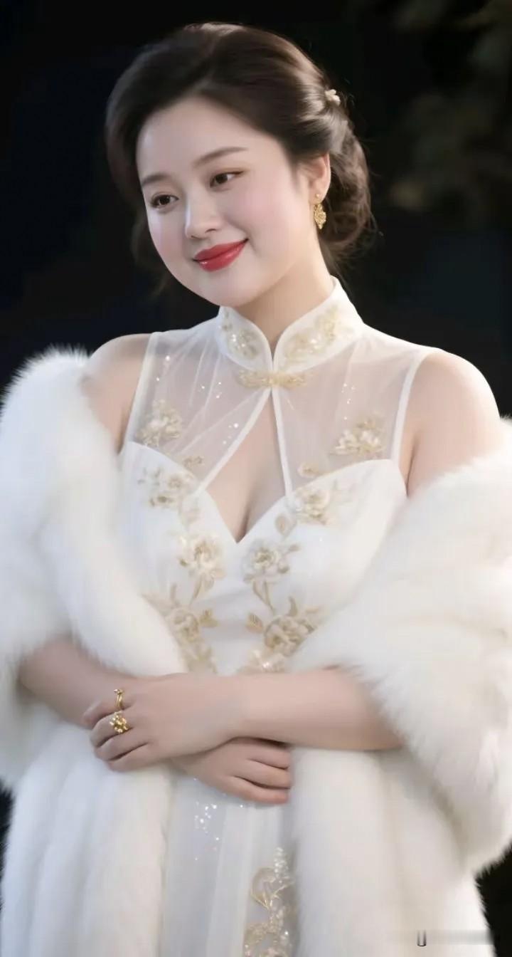 聊热点这位美女算不算微胖界的“天花板”，虽说她没有一张十分惊艳的脸庞...