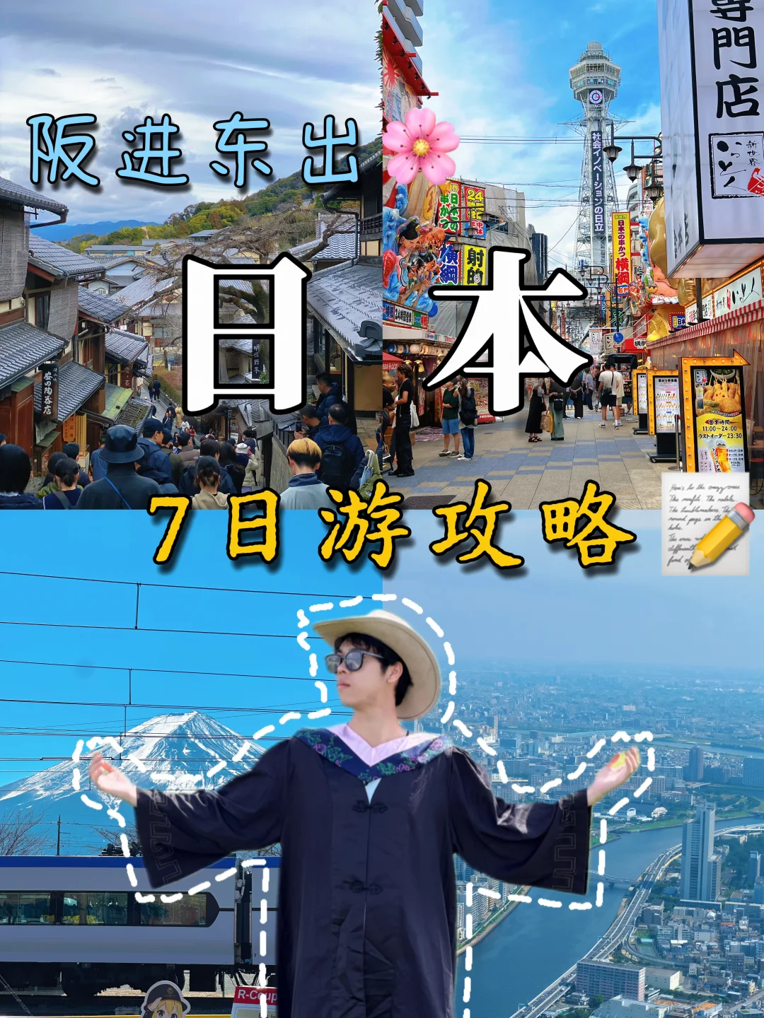 日本7日游🌸阪进东出丝滑玩转4城攻略分享