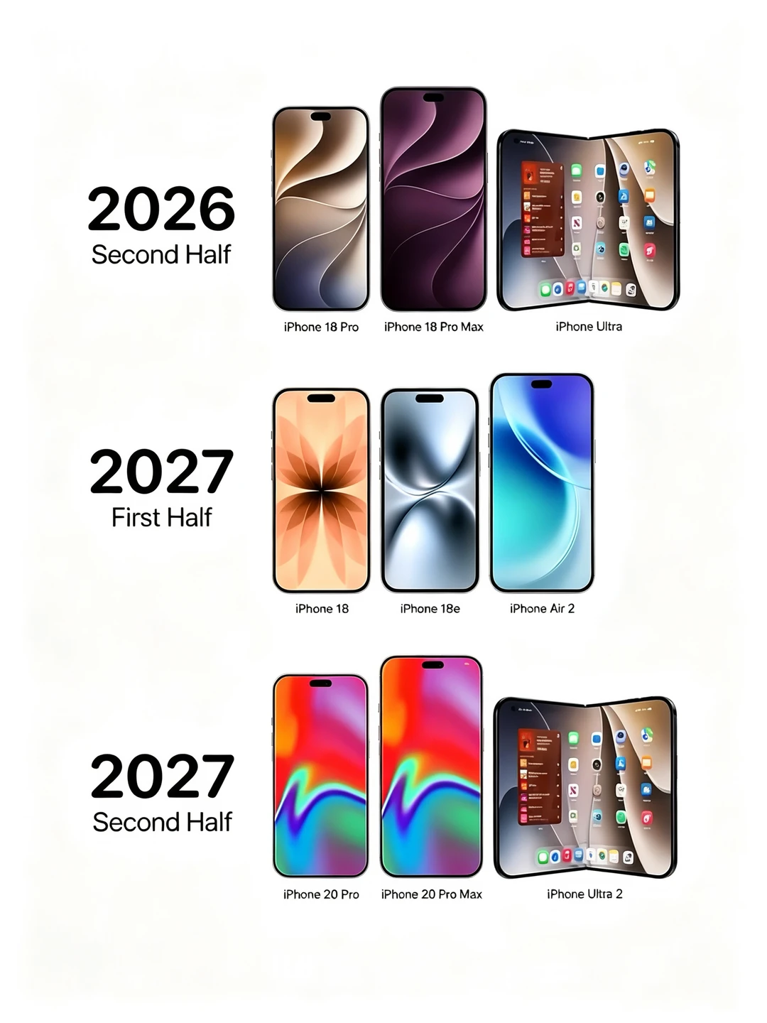 2026-2027 iPhone规划