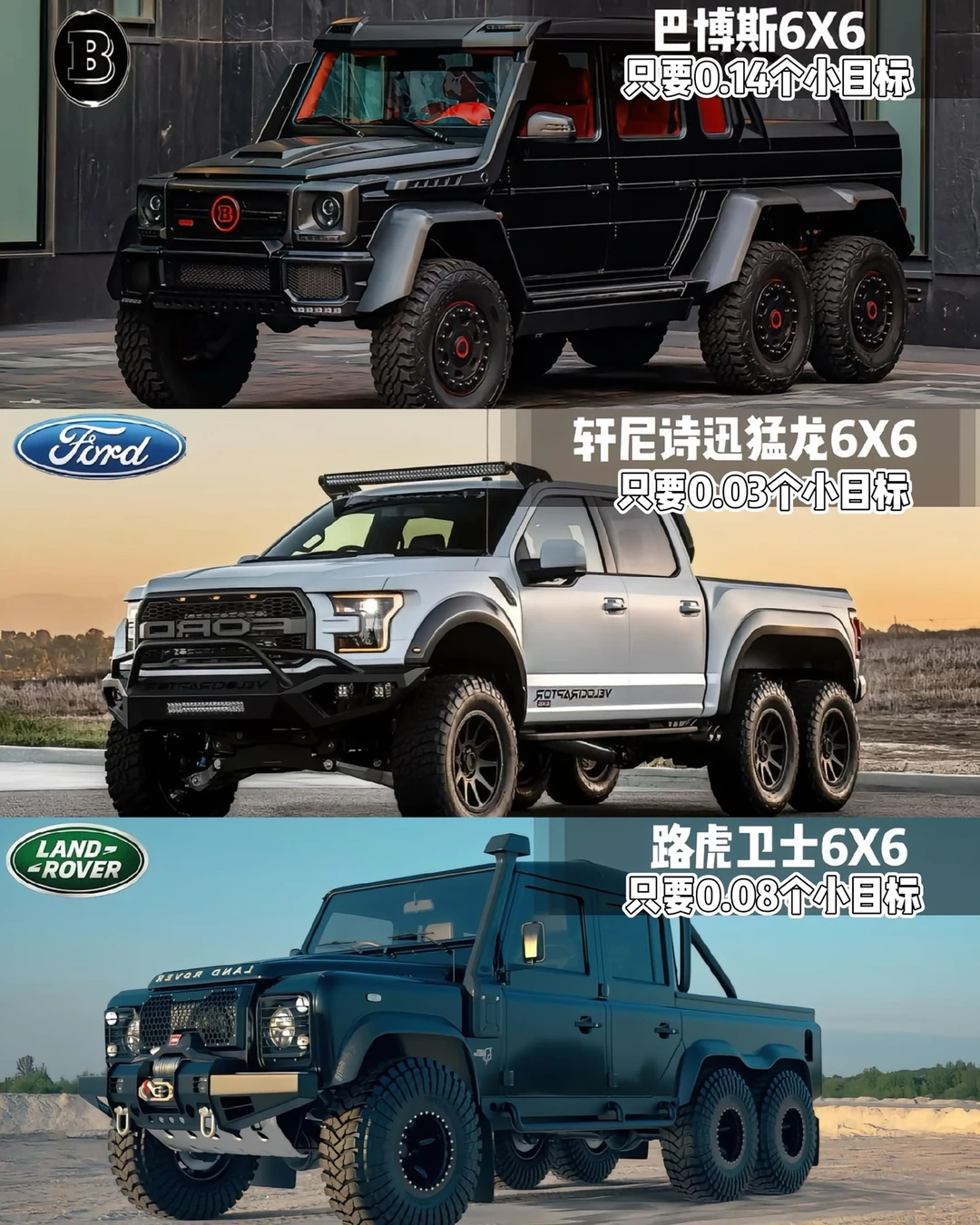 年轻人最爱的九辆硬派越野原来是它们？！