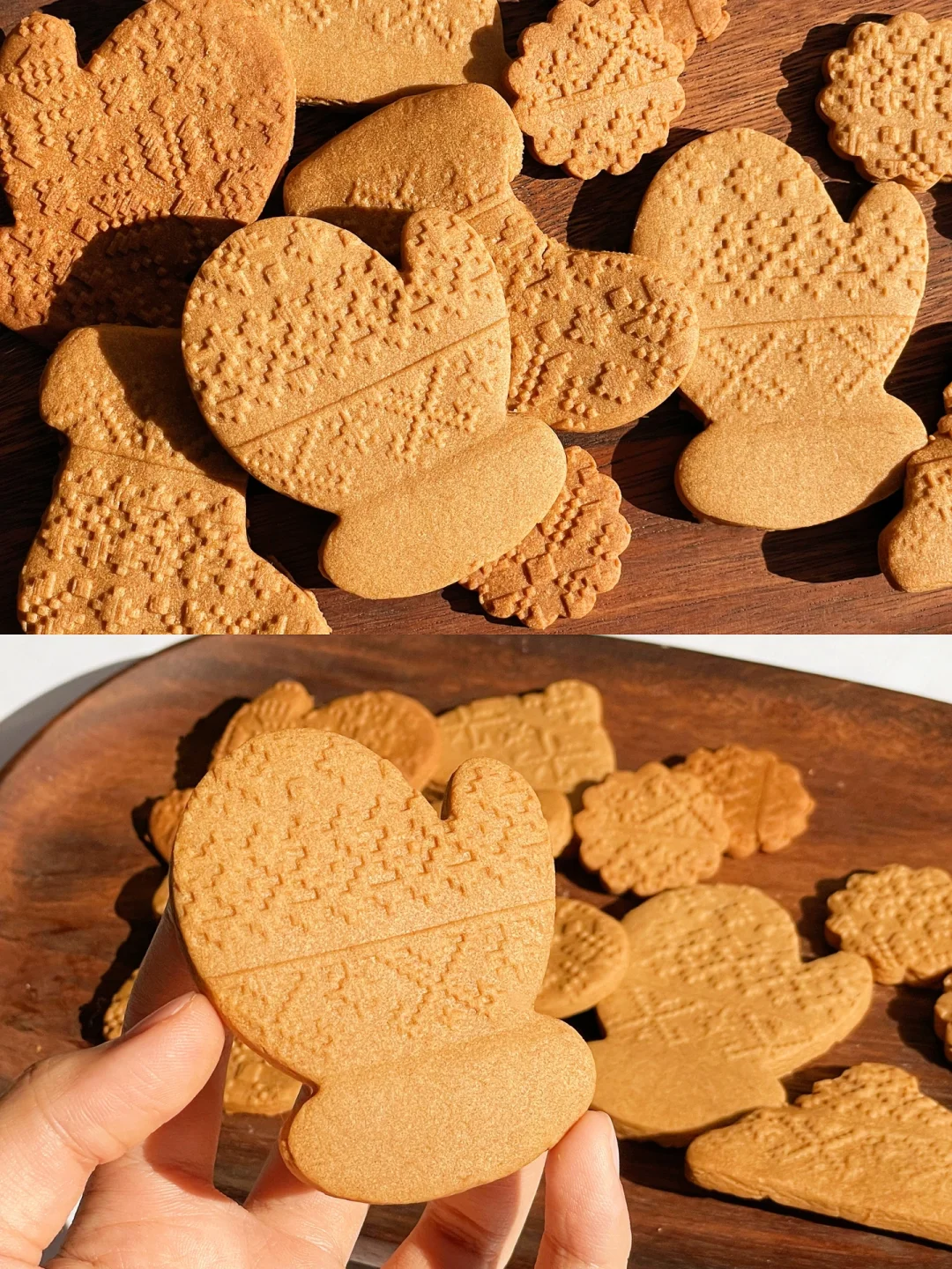 🎄圣诞限定｜红糖肉桂针织小姜饼｜快手零失败