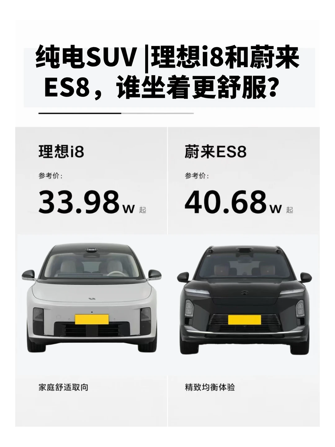 理想i8VS蔚来ES8怎么选？