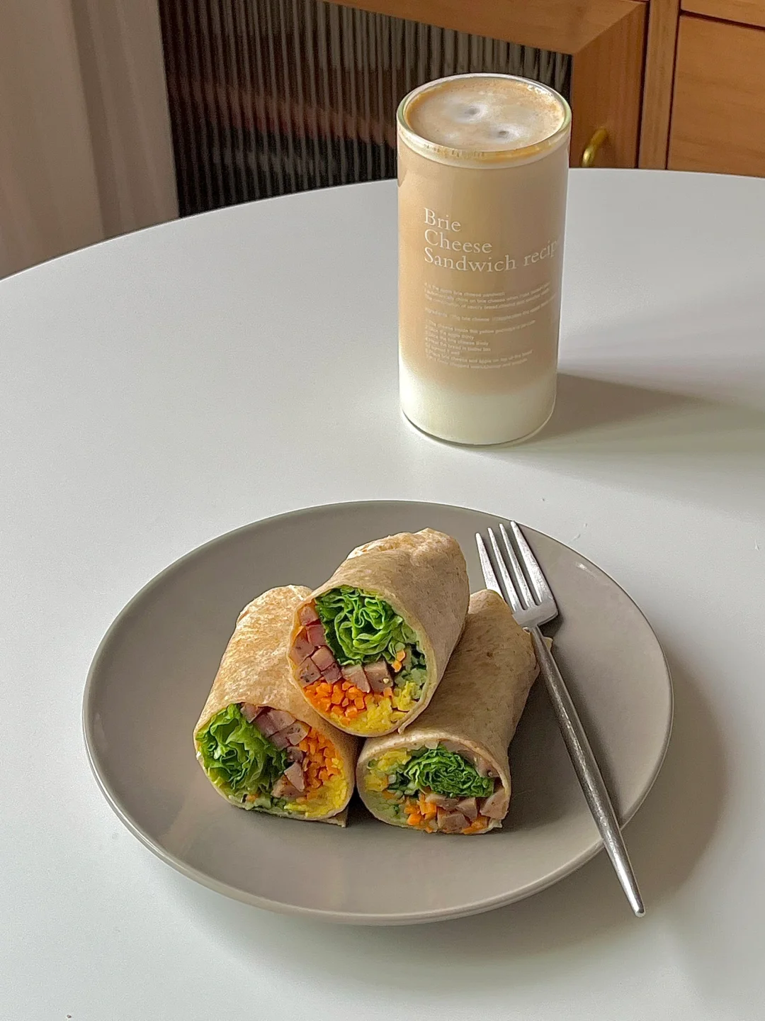 ☀️工作日早餐｜低卡美味的时蔬鸡蛋香肠卷饼