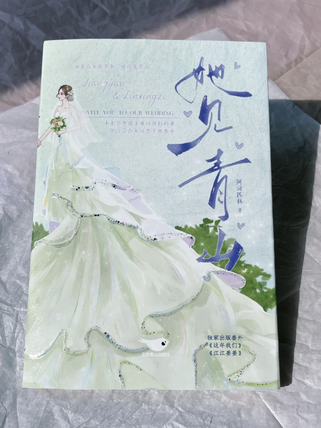 亲签特签｜言情新书《她见青山》来咯