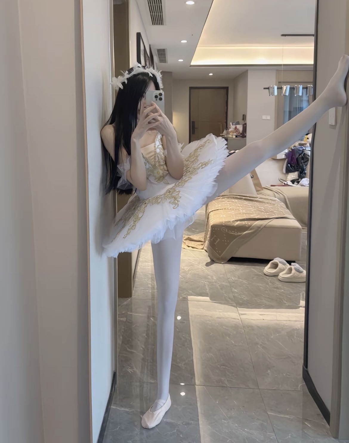 圣诞节把自己变得白白的