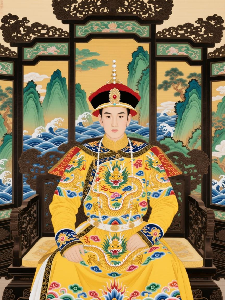 光绪皇帝：傀儡帝王的悲剧一生
1871年8月14日，爱新觉罗·载湉出生于北京宣武门太平湖畔的醇王府。他是道光帝第七子醇亲王奕譞的次子，母亲叶赫那拉·婉贞是慈禧太后的胞妹。这个特殊的家庭背景，注定了他将被卷入晚清政治的漩涡中心。
幼年继位，垂帘听政下的童年
同治十三年十二月初五日（1875年1月12日