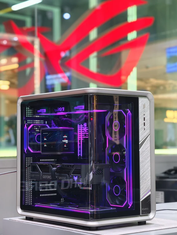 乔思伯BO400CG V2 一体式曲面玻璃侧透