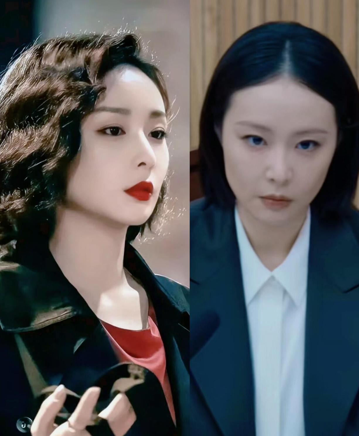 高叶这次在新剧里的造型，算是结结实实给所有女演员踩了个大雷。
当初在《狂飙》里演陈书婷，那头卷曲蓬松的复古短发，走起路来下巴微扬、步子带风，哪怕只穿一身风衣，气场都能直接穿透屏幕。
结果到了新剧演基层律师萧龙女，镜头一给特写，整个人直接变了味。
不是说演律师不能剪短发，但造型师到底是怎么想的？