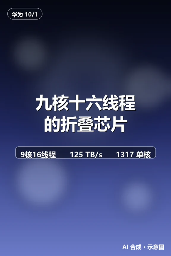 九核十六线程的折叠芯片