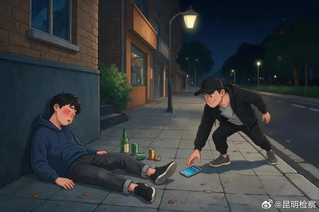 【想靠零口供脱罪？证据链可不答应】
路灯下的黑影
弯腰一瞬
捡起的究竟是烟还是手机？
面对检察官的讯问
他眼神躲闪，三缄其口
妄图用“零口供”筑起铜墙铁壁
证据似乎差那么“一口气”
是批捕还是放人？
且看检察官如何“慧眼”破局

昏暗的街头监控下，被害人醉倒在步行街中间，一个鬼鬼祟祟的身影 ​