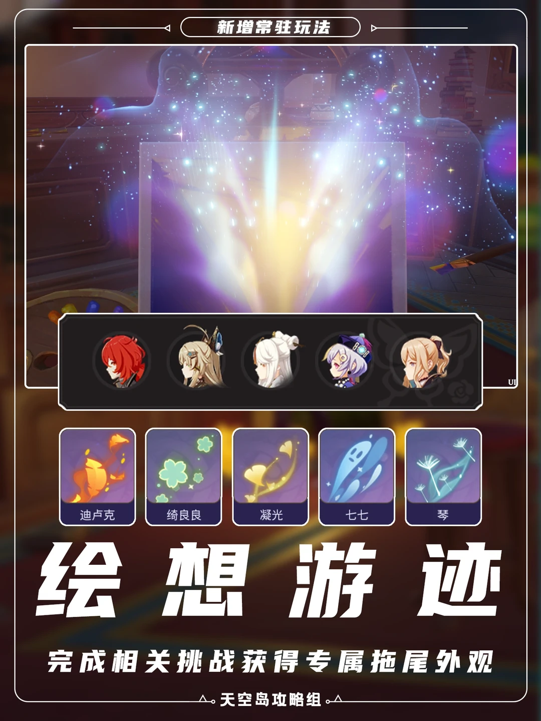 第一期绘想游迹攻略！你选了谁呢？