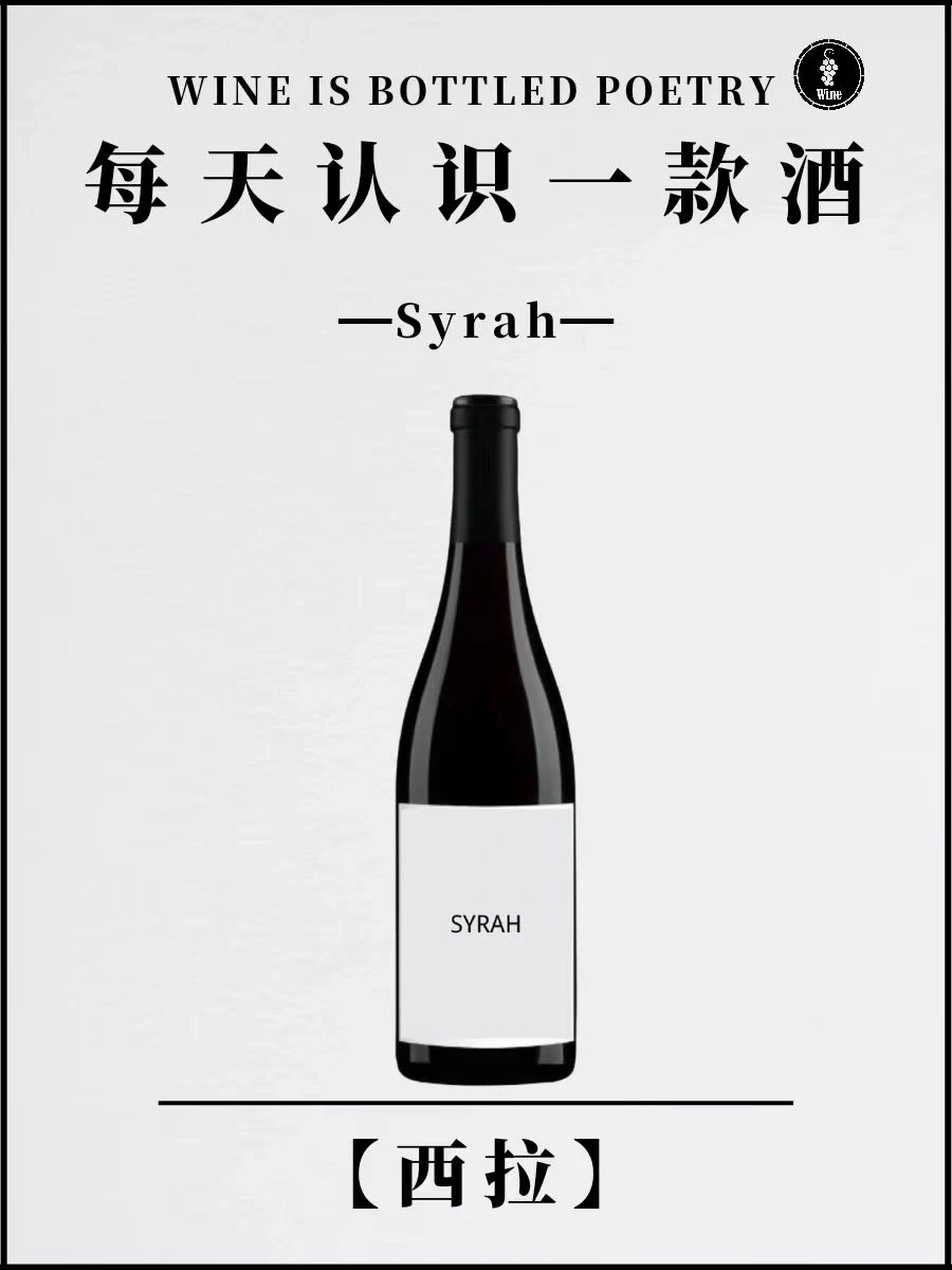 No.6 每天认识一款酒 | 西拉 Syrah