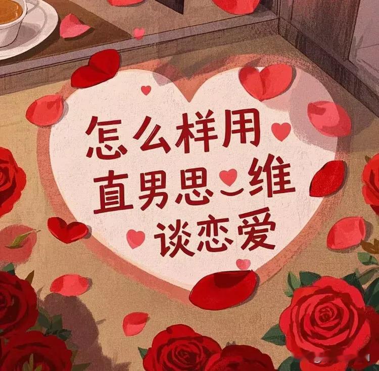 简单爱，纯粹情  在恋爱这场甜蜜冒险里，直男思维宛如一股独特的清流...