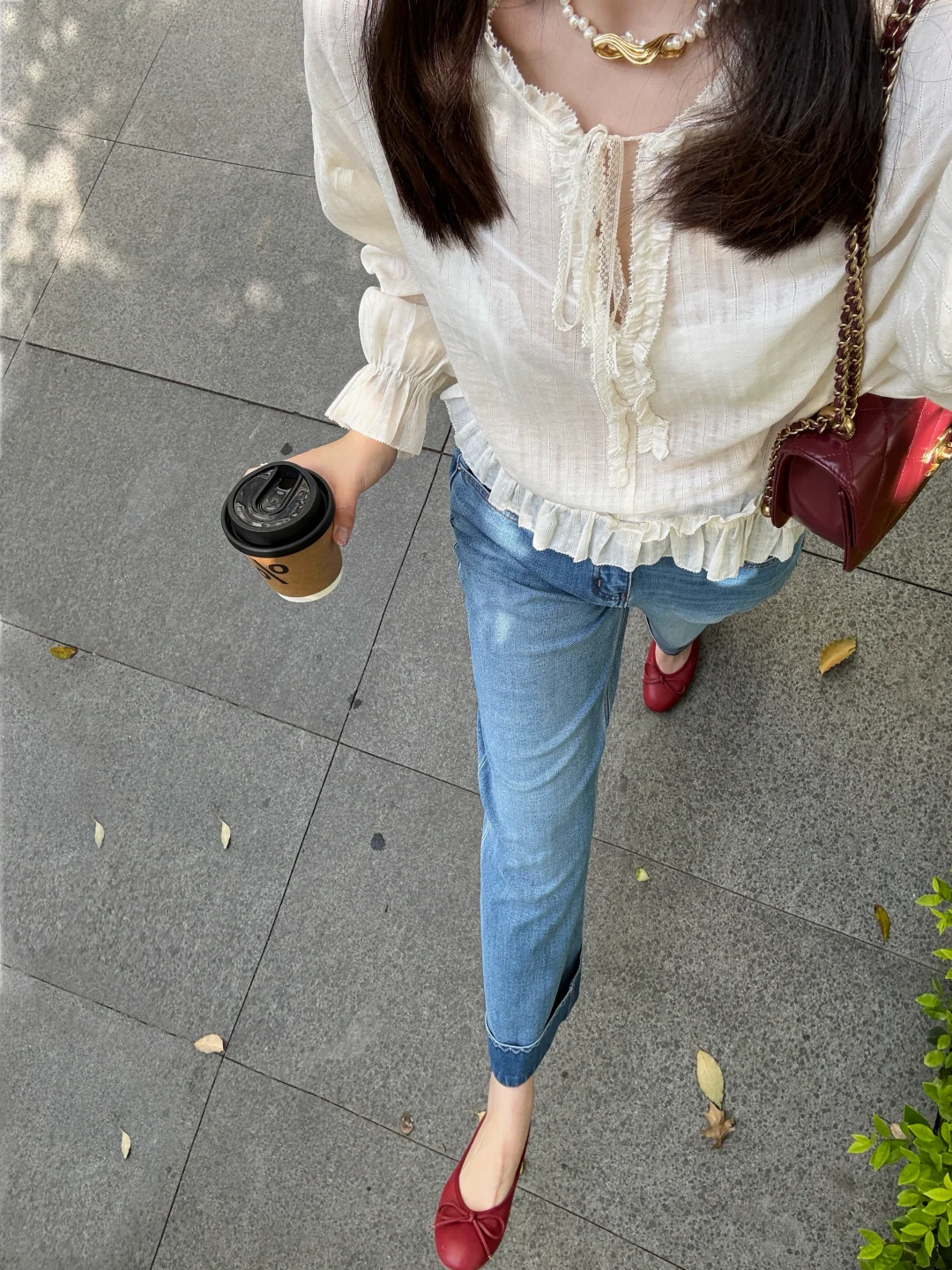 打工人春夏漂亮通勤🍎白衬衫牛仔裤太舒服啦