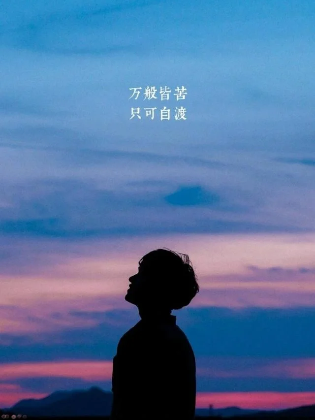 万般皆苦，只可自渡，放下执念，回归安宁！