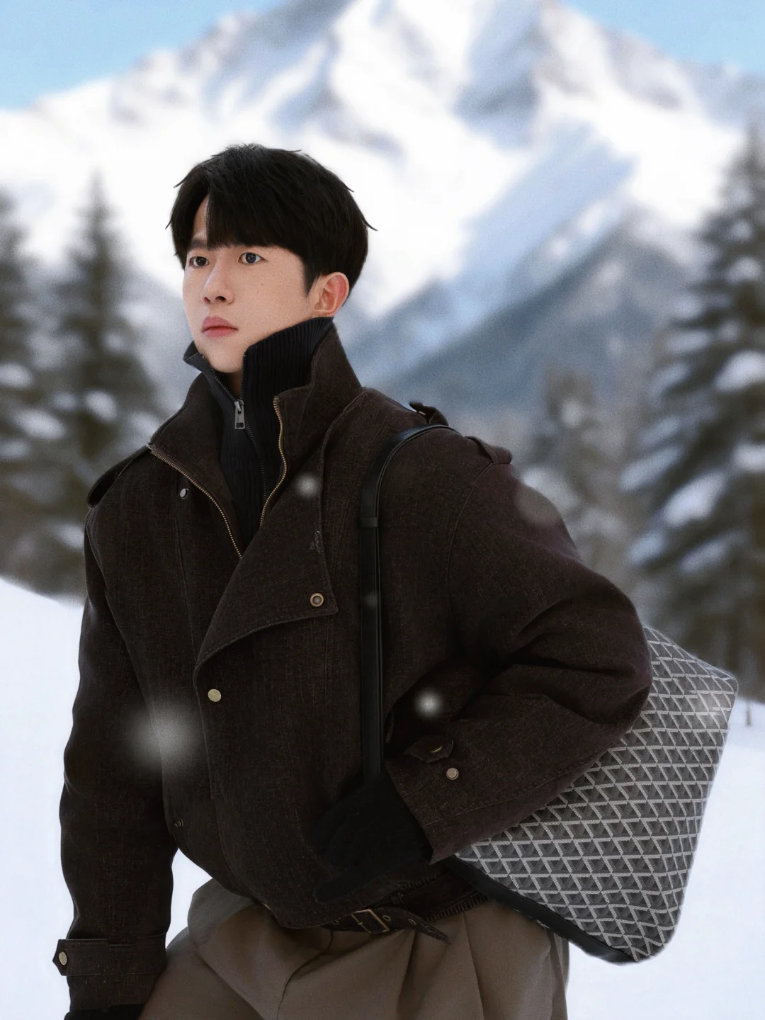 踏雪寻踪，包藏着冬日浪漫氛围