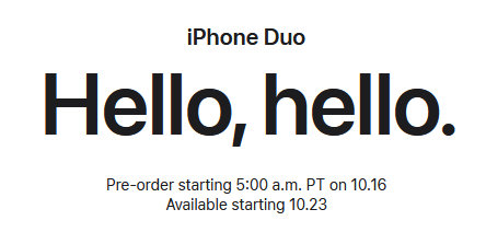 怎么美国人民预约 iPhone Duo 是在凌晨五点。。。 ​