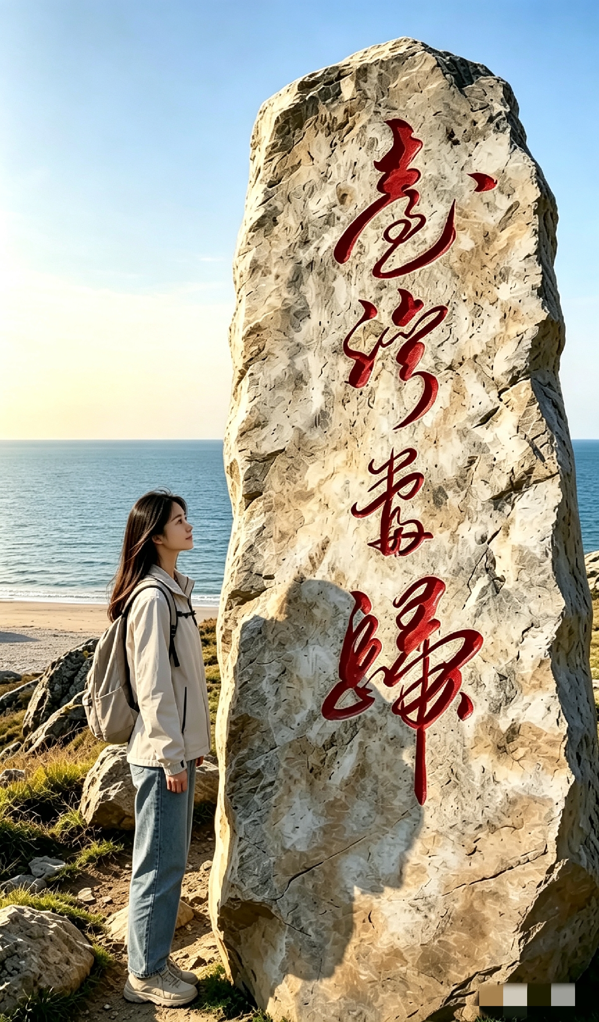 不是我吹！石头上这四个字，问了好多985大学生都没认出来，谁要是能看懂，绝对是非