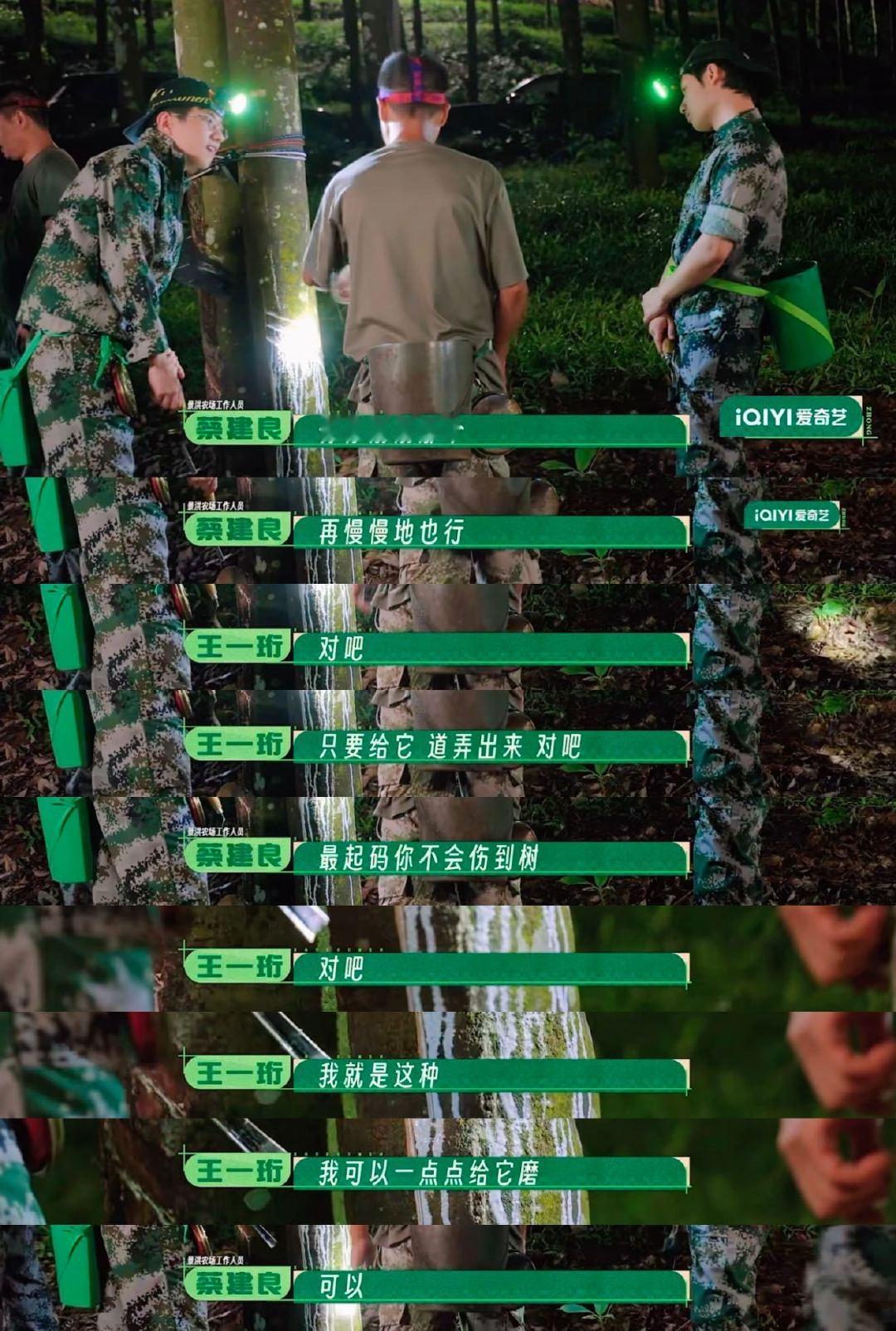 割胶需要什么？手稳、眼准，以及一双能随时跟上节奏的脚！边操作边绕树移动...