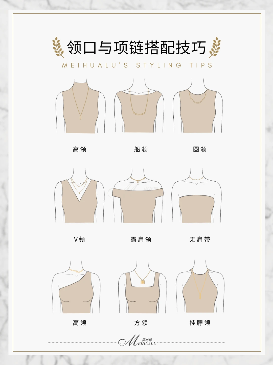 【穿搭技巧】领口与项链｜瞬间提升穿搭精致感