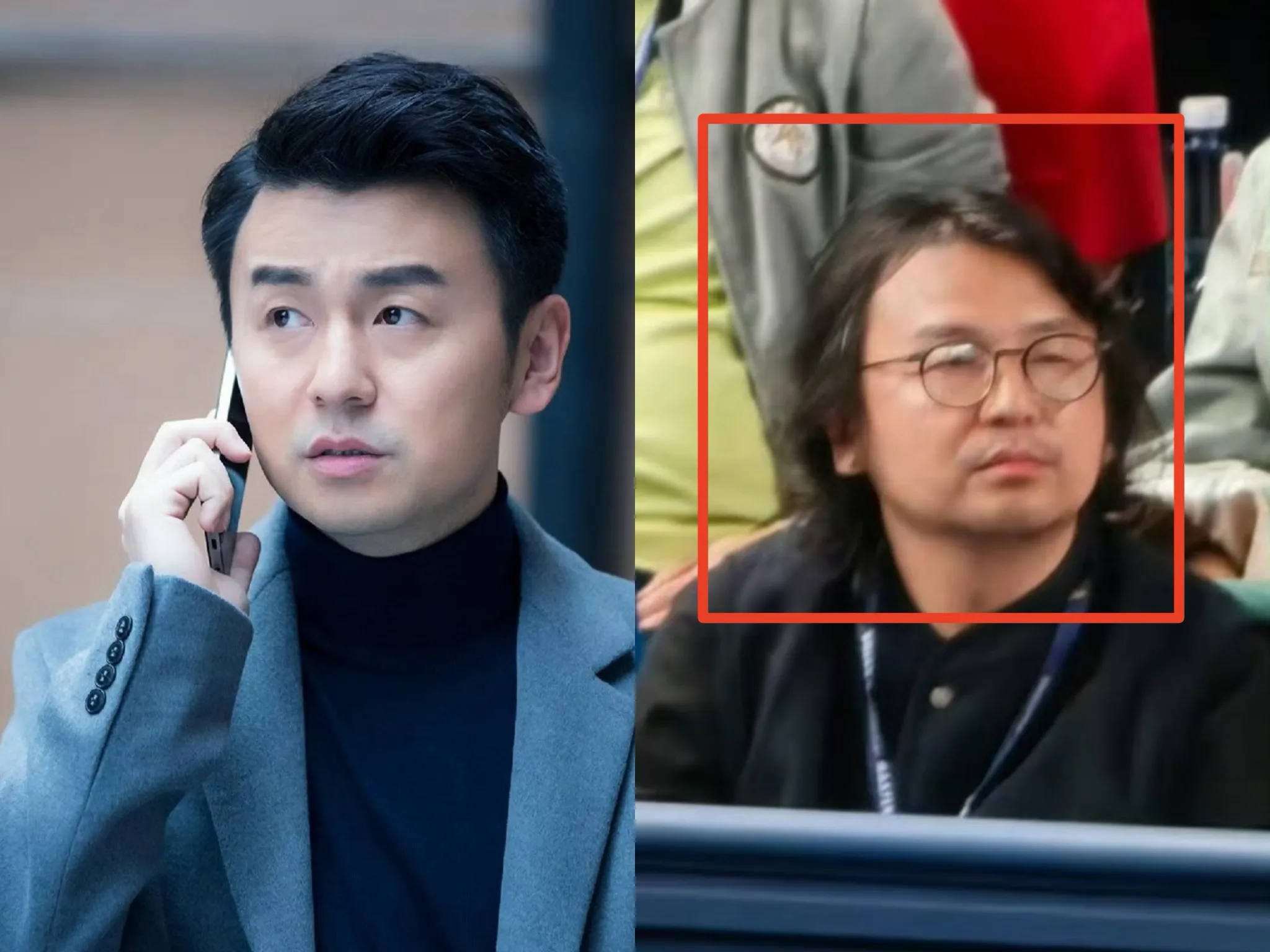 雷佳音估计现在心里五味杂陈，
他怎么也想不到，
自己只是休息去看了场网球比赛，居然直接被网友调侃像流浪汉。

近期雷佳音与妻子翟煦飞现身上海劳力士大师赛观赛，他一头乱糟糟的及肩长卷发、戴着圆框眼镜，脸部圆润发福，胡茬明显，整体状态非常随性，被形容为“彻底不修边幅”，这次是纯粹“放飞自我”。

有网友