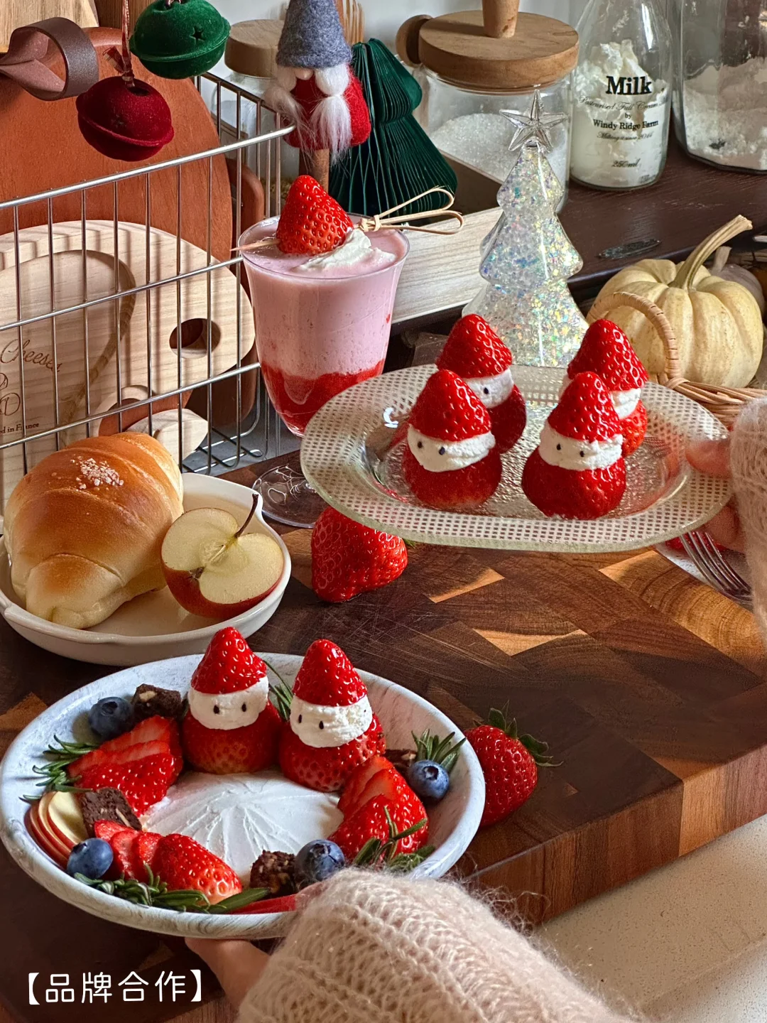 圣诞限定🎄草莓雪人酸奶碗🥣☃️🍓