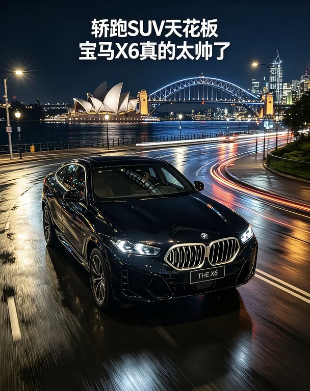 轿跑SUV天花板宝马X6真的太帅了