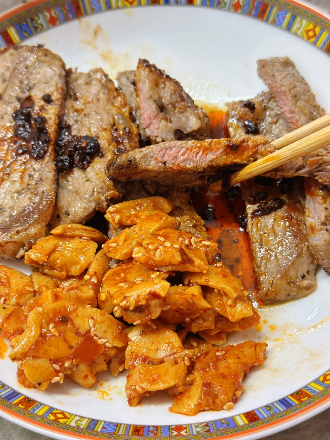 简简单单又是一餐——自制老干妈牛排🥩