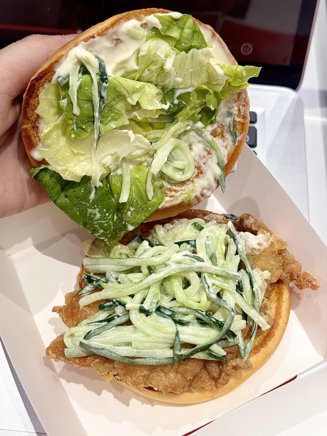 🥒黄瓜汉堡？？？真的出乎意料的好吃