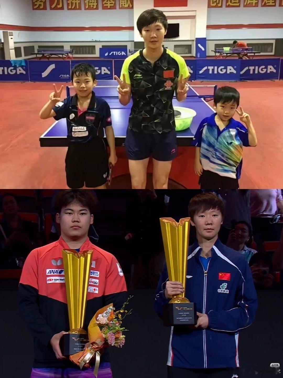 #wtt中国大满贯2026# 这么看来，松岛辉空也是王曼昱看着长大的了。 ​​​​