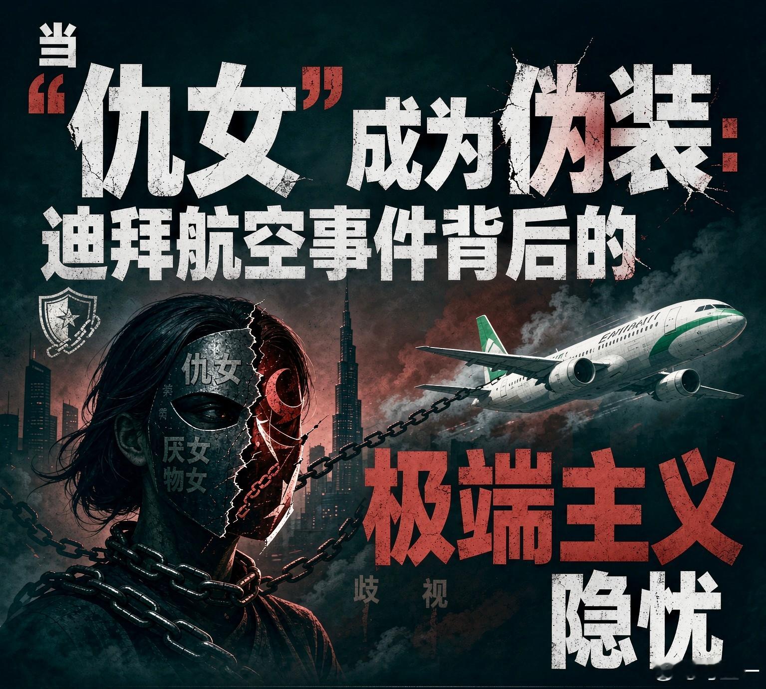 #遏制宗教极端# 【习五一：《当“仇女”成为伪装：迪拜航空事件背后的极端主义隐忧》——遏制宗教极端系列评论之七：#雪菲随笔# 摘要：哈马米事件是一面镜子，照见舆论焦点的偏移，也照见安全防线的漏洞。当我们愤怒于“仇女”言行时，更要警惕那些藏在“性别议题”背后的宗教极端主义幽灵。唯有穿透表 ​