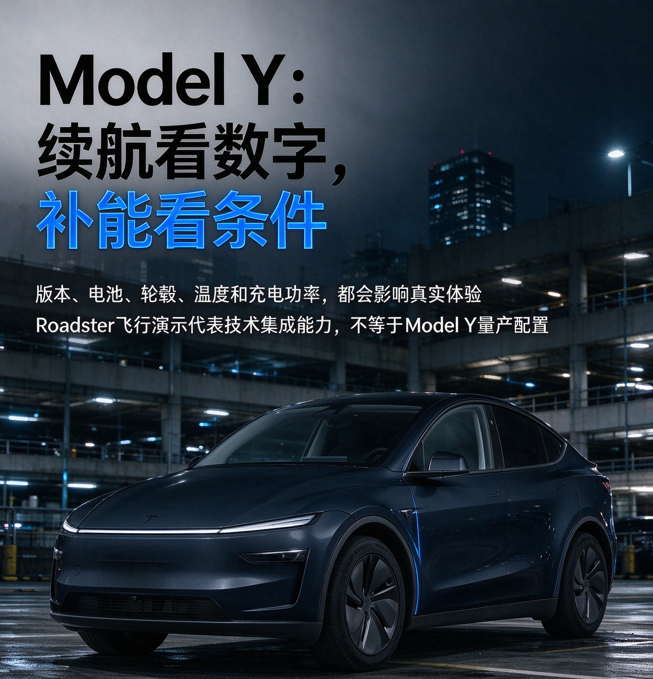 特斯拉的车会飞！
很多人选 Model Y，很容易陷入配置对比的误区，拿国产车型丰富的座舱功能来衡量它的价值，忽略它这套产品的取舍逻辑。它的核心竞争力不在于花哨的内饰、大屏娱乐功能，而是成熟稳定的三电系统、扎实的车身结构、全国覆盖的补能网络，还有纯电 SUV 里第一梯队的保值表现。车内空间利用率很高