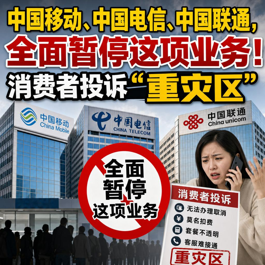 办套餐白拿手机，这样的好事你可能也心动过。
可当你签下字，手里拿到的往往不是话费合约，而是一份消费贷款合同。
9月24日起，中国移动、中国电信、中国联通旗下的和包信用购、沃分期、橙分期，全面暂停新增办理。
北京联通客服说得很直接，根据相关规定，运营商金融分期产品都被叫停，恢复时间未知。
为什么偏偏是