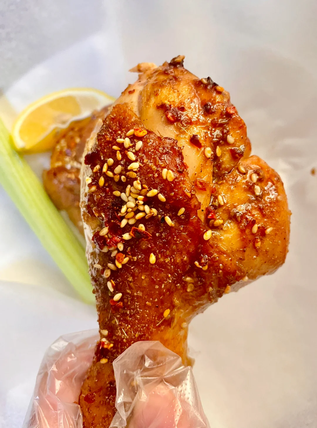 我妈做的孜然烤鸡腿！！太好吃了吧