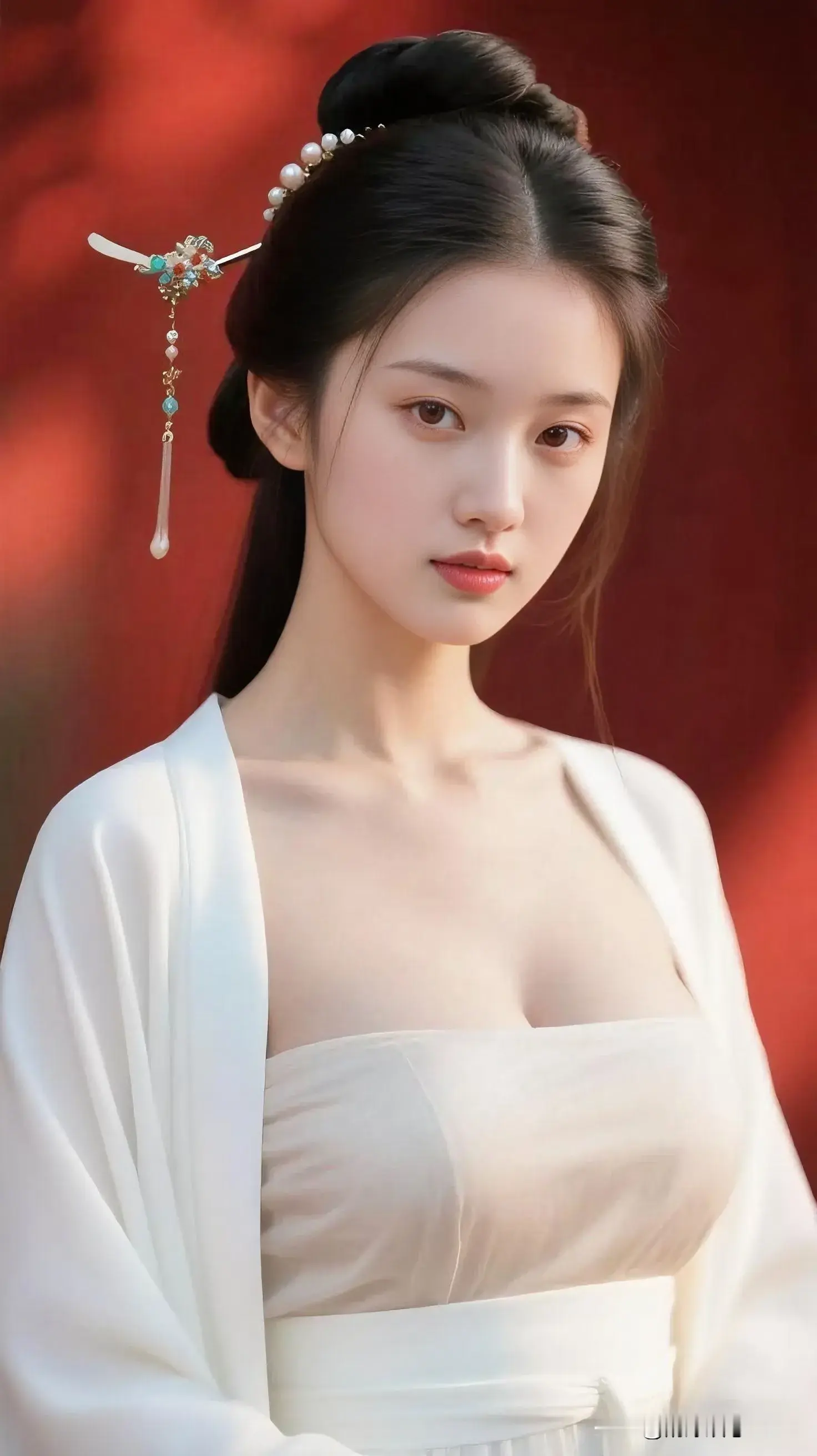 温婉古典，古风美人，一颦一笑尽显优雅。