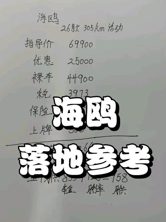 比亚迪海鸥代步神器✨新手代步首选小车
