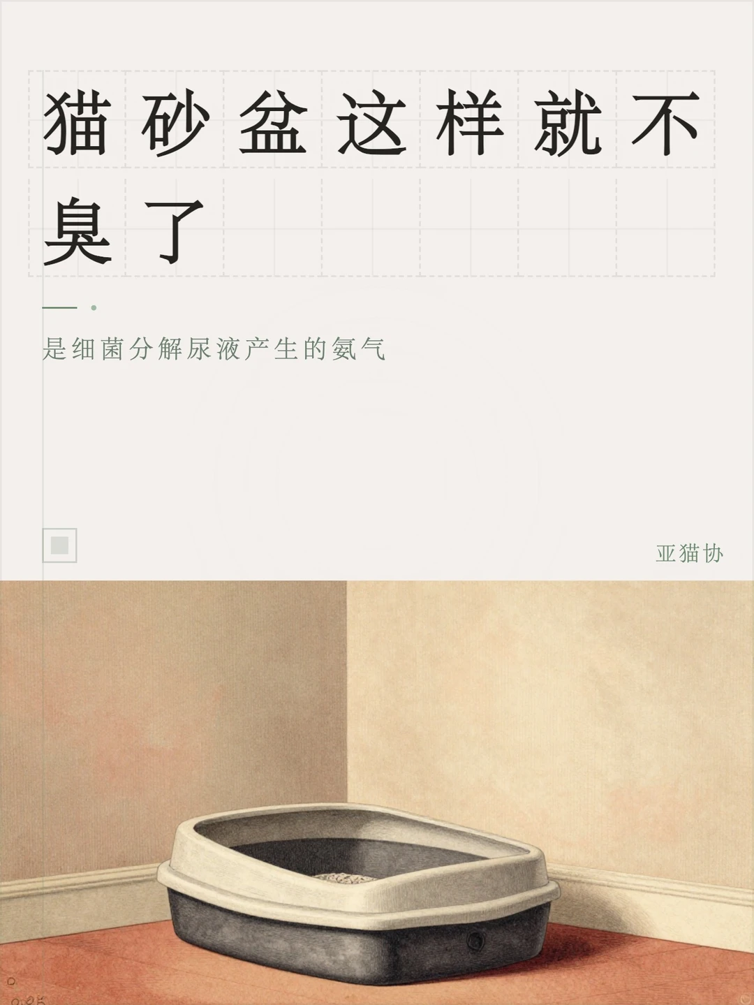 猫砂盆这样就不臭了
