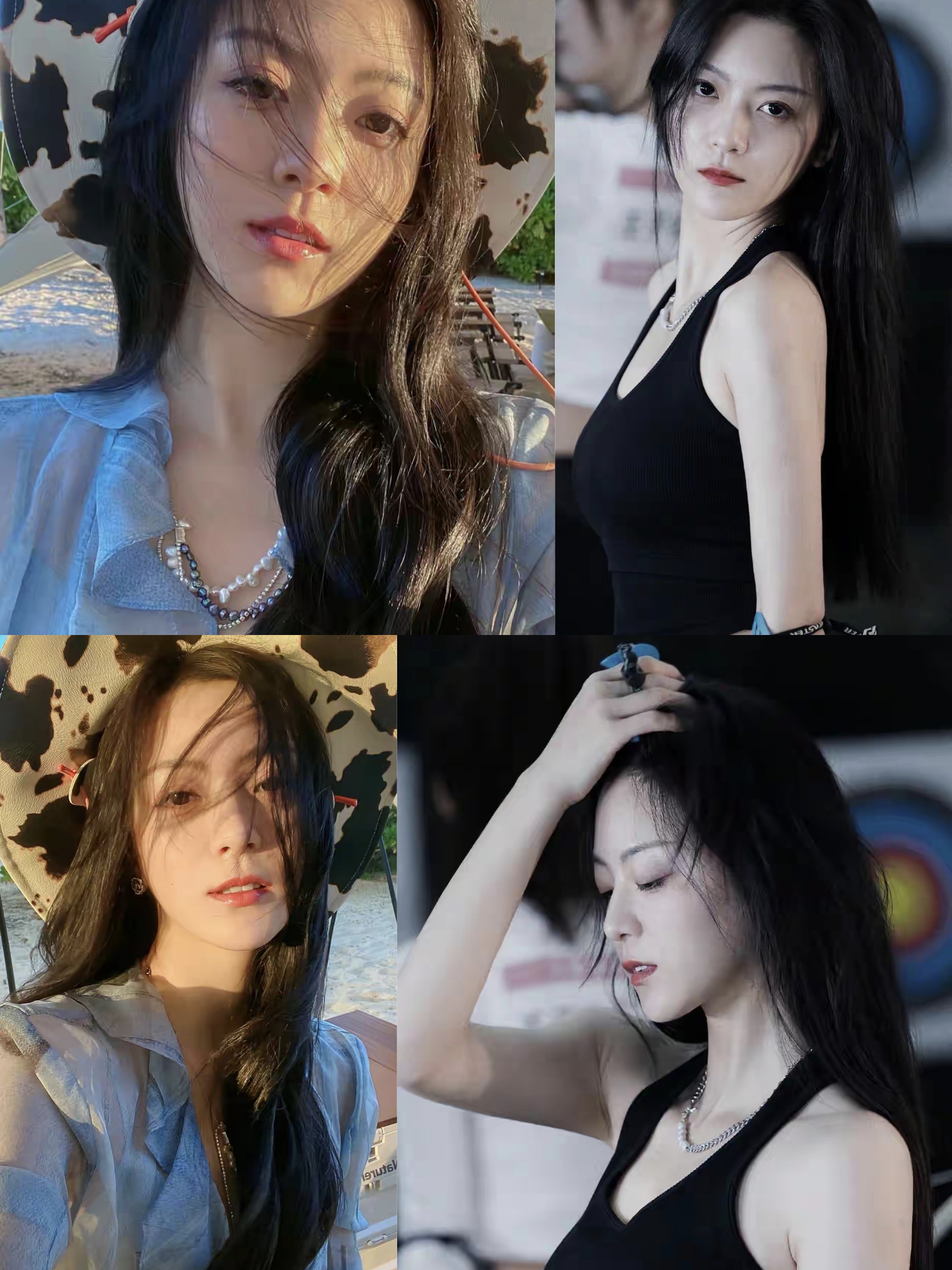 夏日清凉穿搭指南，轻松驾驭各种风格！🌞👗💄，哪一个更漂亮