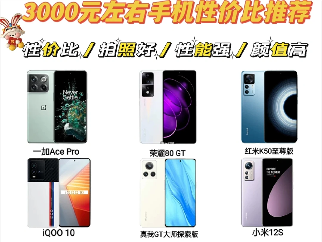 3000元左右手机怎么选？看完这篇你就知道了