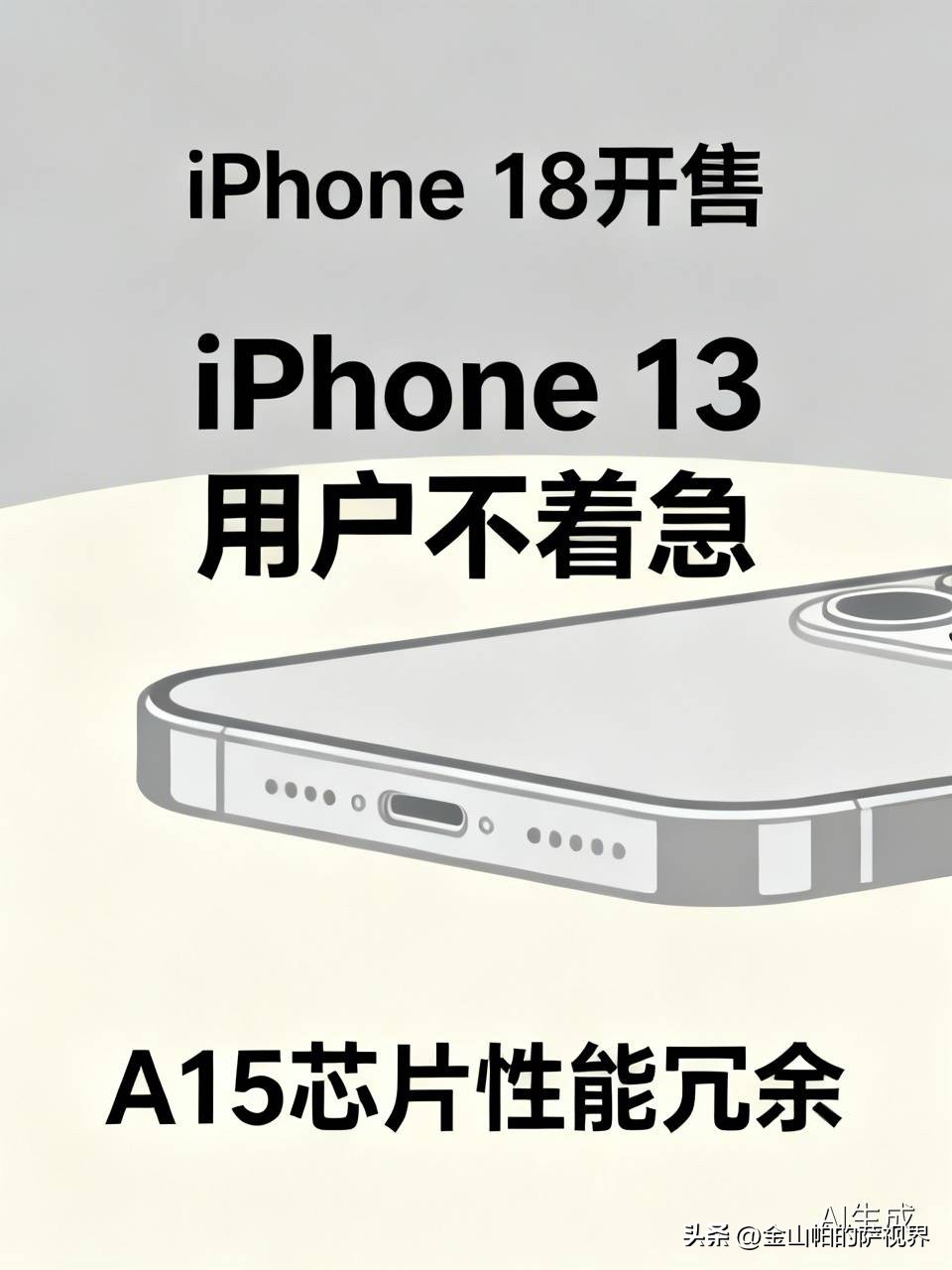 苹果18疯抢，为什么5年iPhone 13用户不着急？背后三个原因很真实

iPhone 18 Pro开售当天，线下门店排起长龙，线上预约秒空。但有一个群体格外淡定——那些用了五年iPhone 13的人。他们不跟风、不焦虑，甚至对身边人的“劝换”无动于衷。这份底气，来自三个很实在的原因。

第一，A
