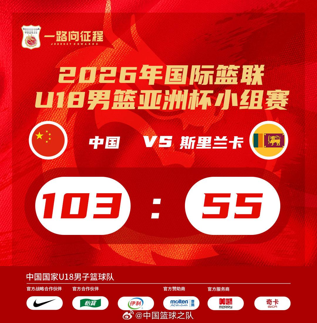 在刚刚结束的2026年国际篮联U18男篮亚洲杯小组赛首轮中，中国U18...