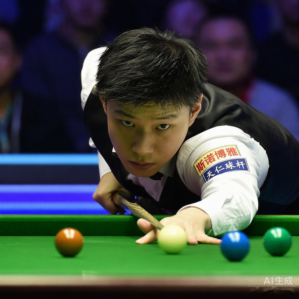 赵心童在武汉公开赛5-1横扫罗伯逊，正式登顶斯诺克世界第一。  作为一...