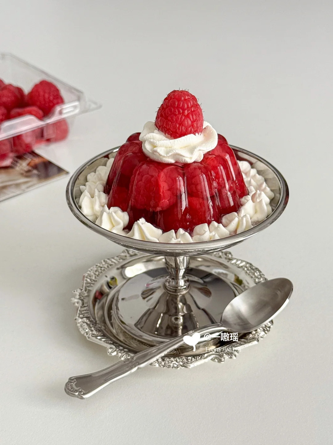 在家复刻🍒复古树莓果冻✨好好吃下次还做🤤