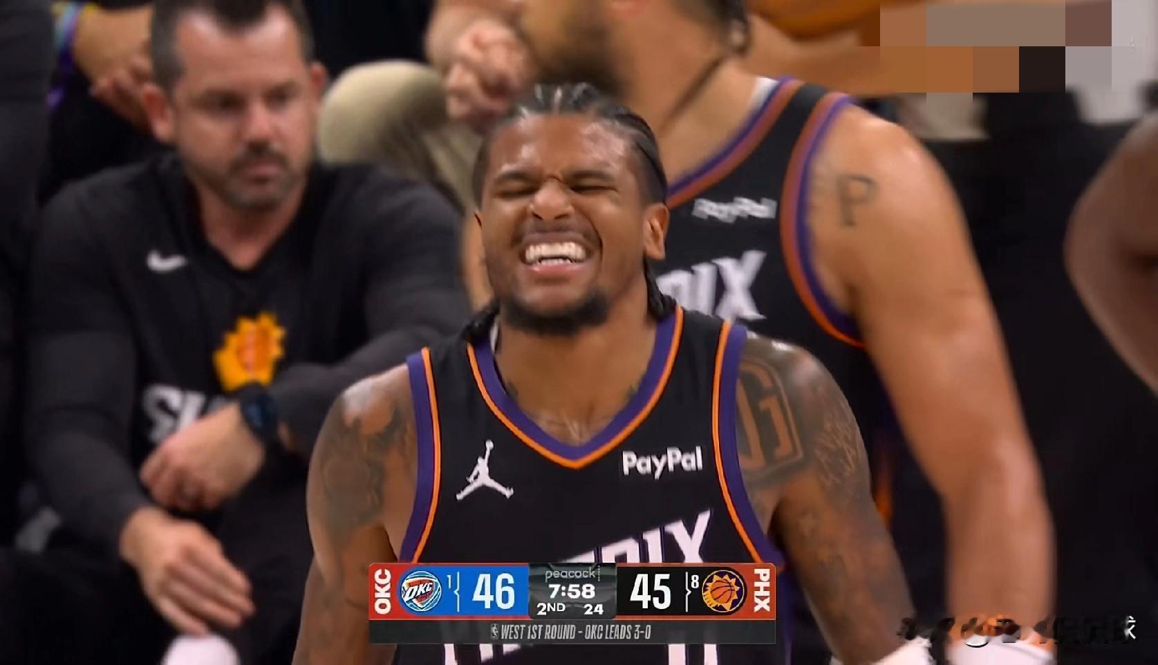 太阳超级后卫杰伦-格林真是太会说话了！在今天太阳主场以122：131输...