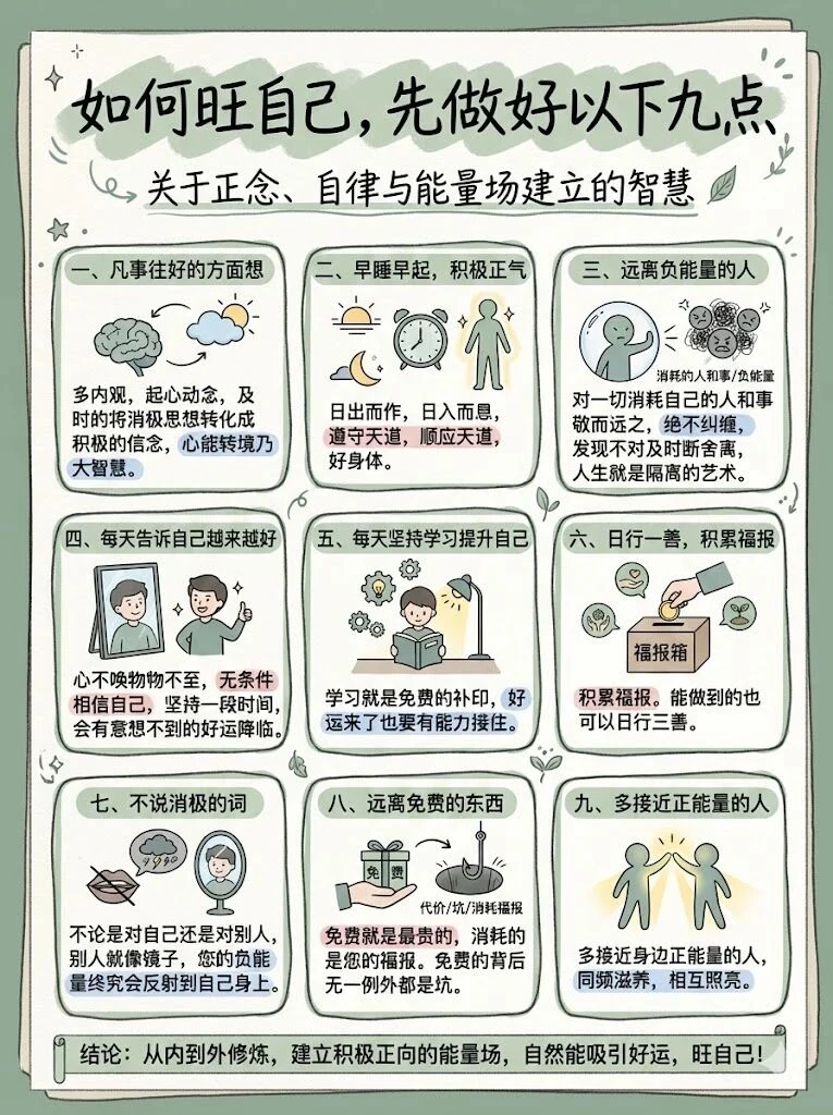 原来 “旺自己” 的底层逻辑是建立正向能量