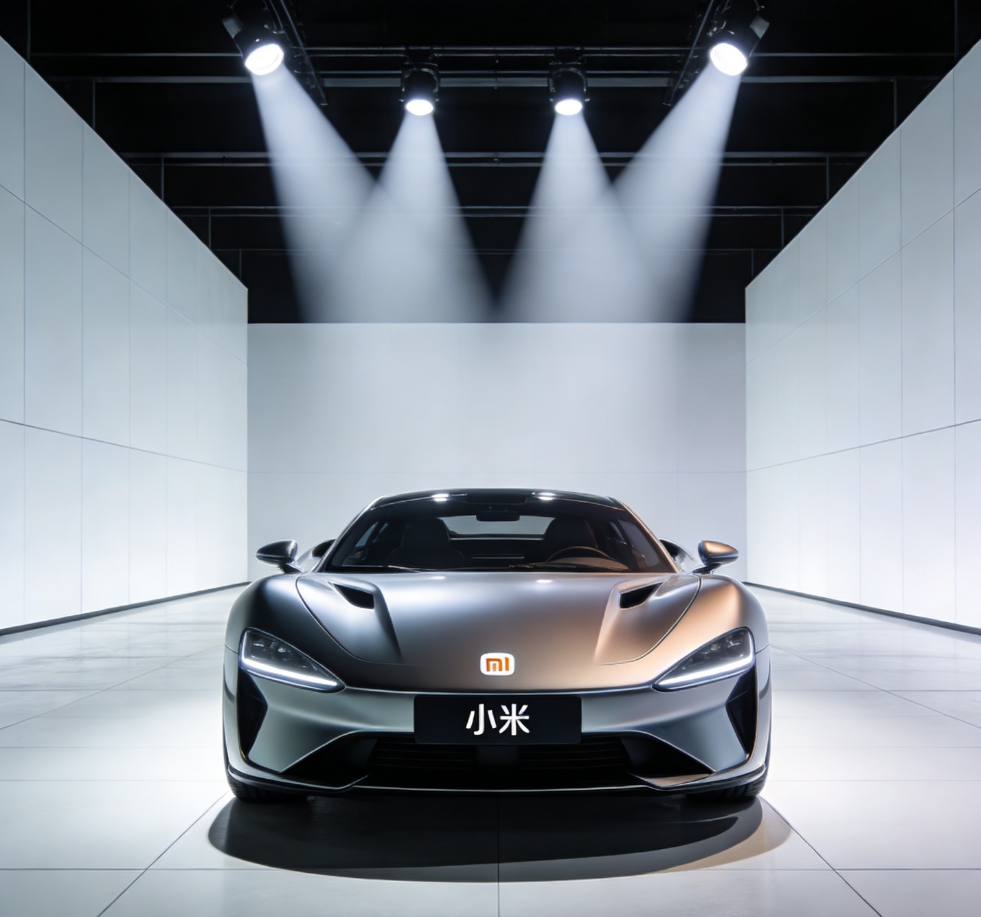 小米超跑今日正式亮相，瞬间点燃全网热情！流线型车身如蓄势待发的猎豹，低...