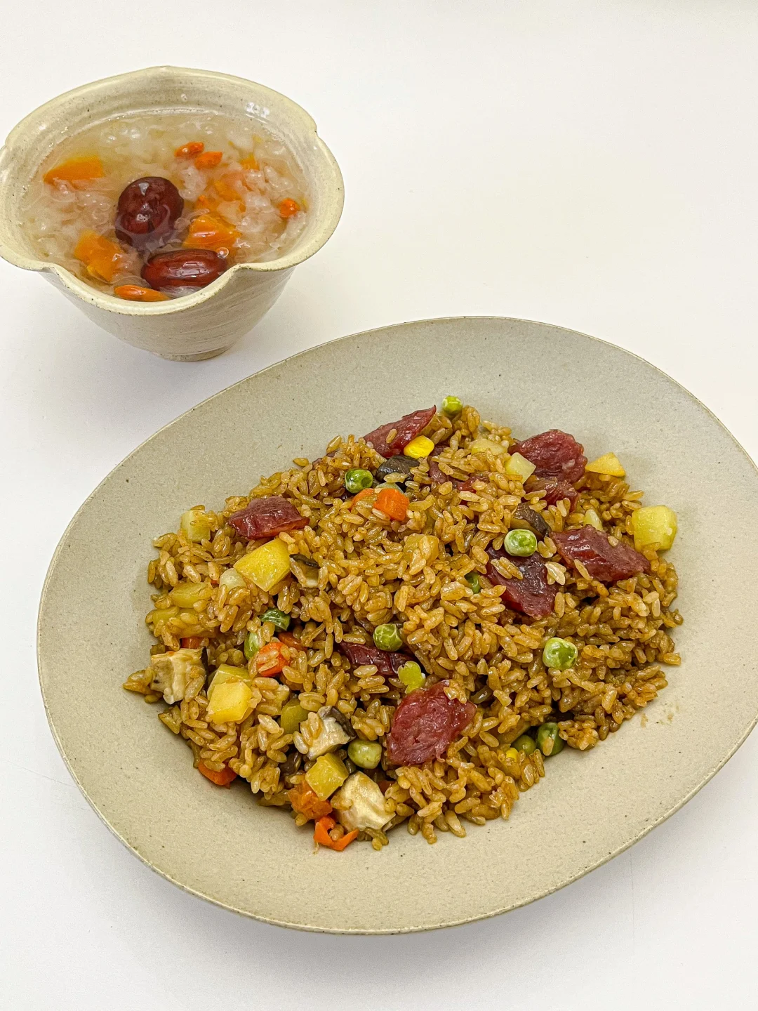 腊肠土豆焖饭 | 🍲一锅搞定一顿饭